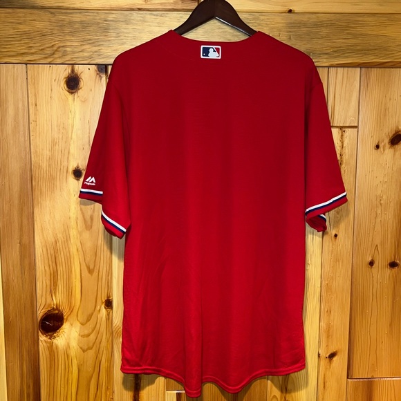 Majestic CoolBase Philadelphia Phillies MLB Sewn Baseball Jersey XL Made in USA! - Picture 3 of 13